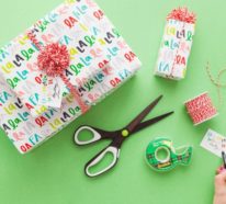 59 DIY Ideen, wie man Geschenkpapier für Weihnachten selbst gestalten kann
