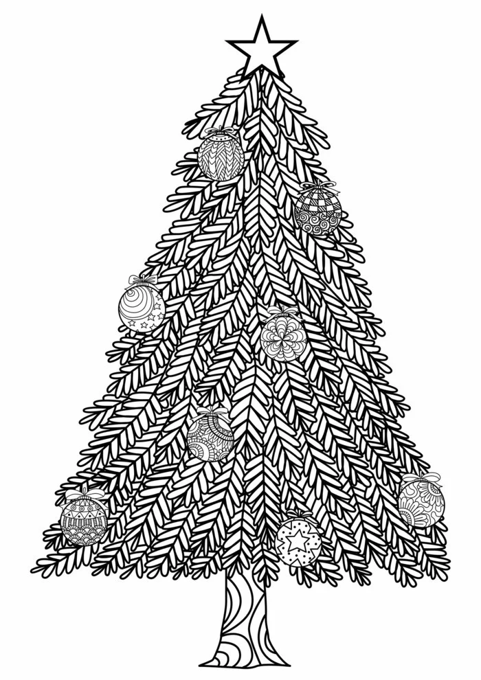 mandala zu weihnachten ausmalbilder weihnachtsbaum 