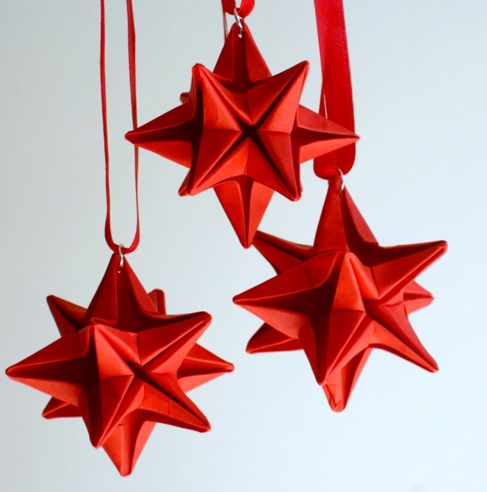 origami weihnachten falten weihnachtsstern basteln