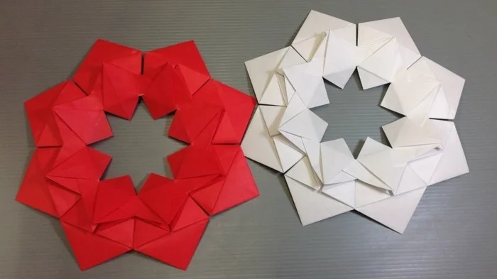 origami weihnachten falten weihnachtsstern