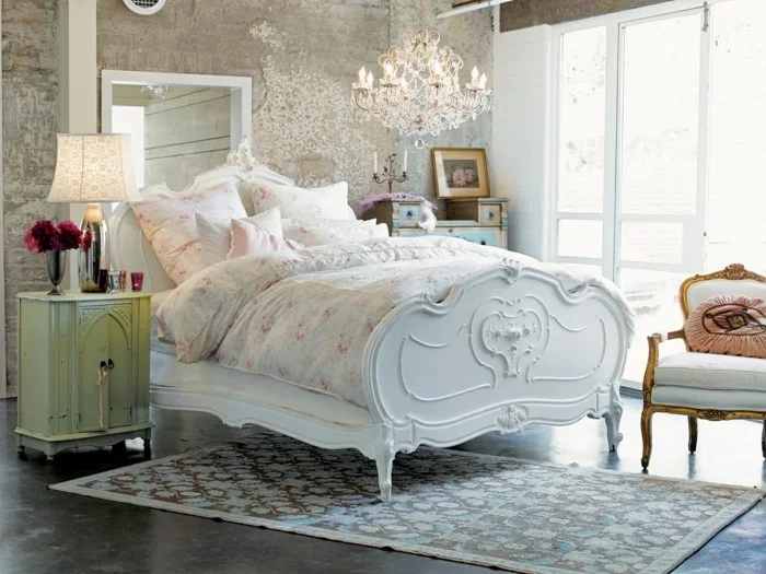shabby chic moebel schlafzimmer einrichten romantisches flair