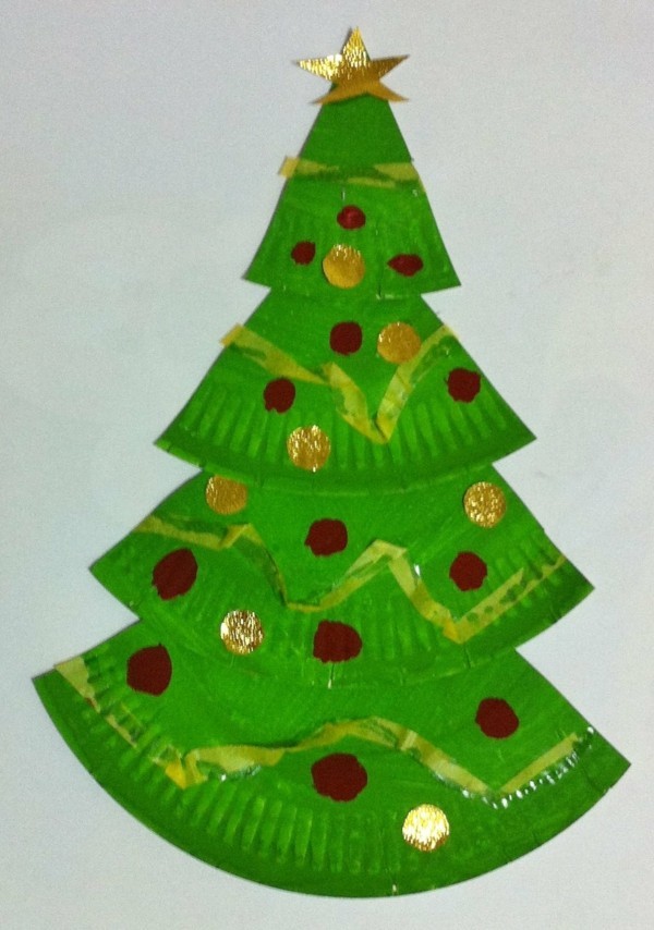 tannenbaum papier basten weihnachtsgeschenke
