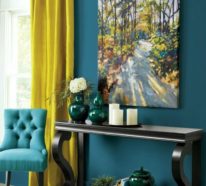 Wandfarbe Petrol – 56 Ideen für mehr Farbe im Interieur