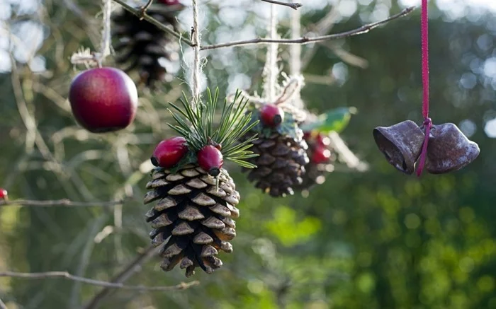 weihnachtsschmuck basteln mit naturmaterialien weihnachtskekse christbaumschmuck symbolik