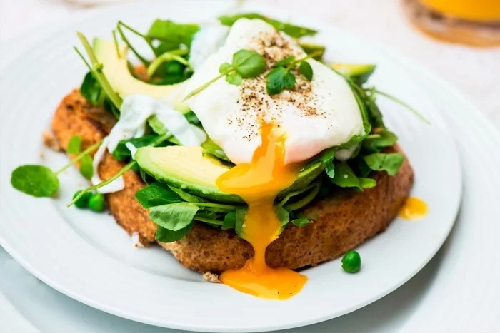 Eier gesunder Snack nicht viele Kalorien enthalten