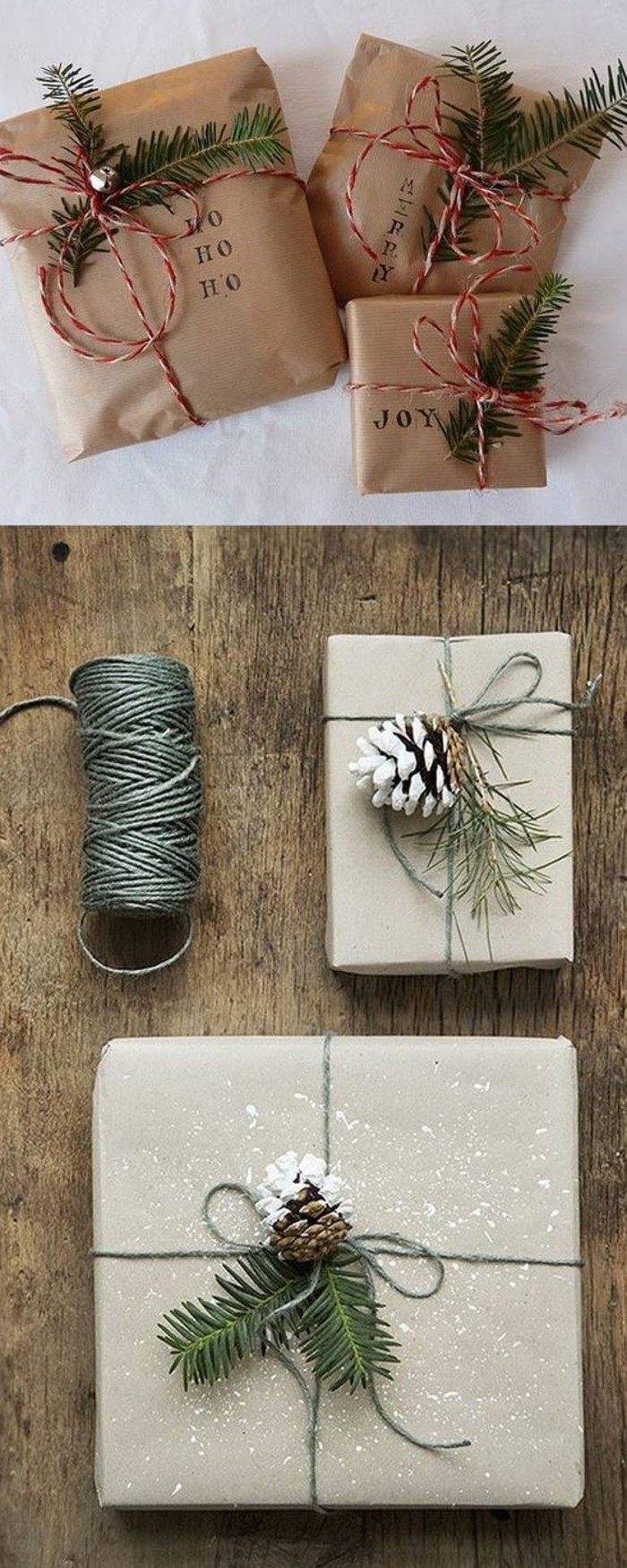 basteln mit zapfen geschenke verpacken diy ideen