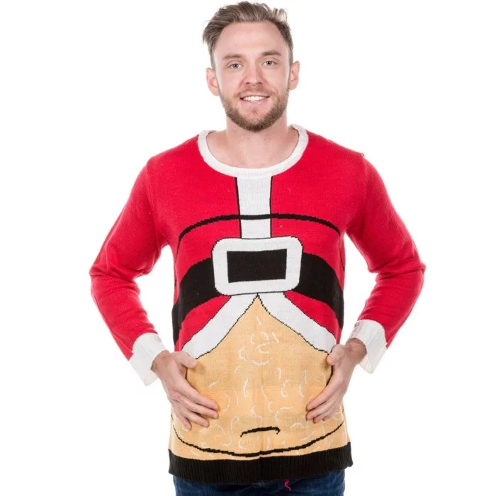 christmas sweater bauch