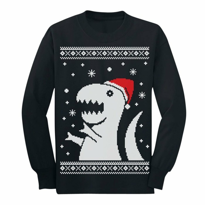 christmas sweater dino