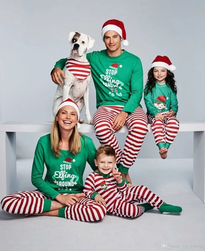 christmas sweater familienbild