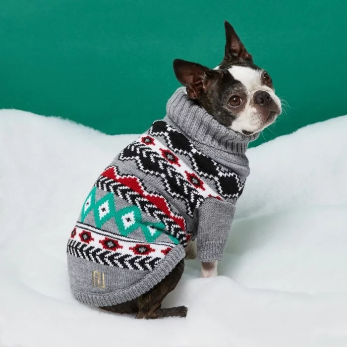 christmas sweater hundepulli