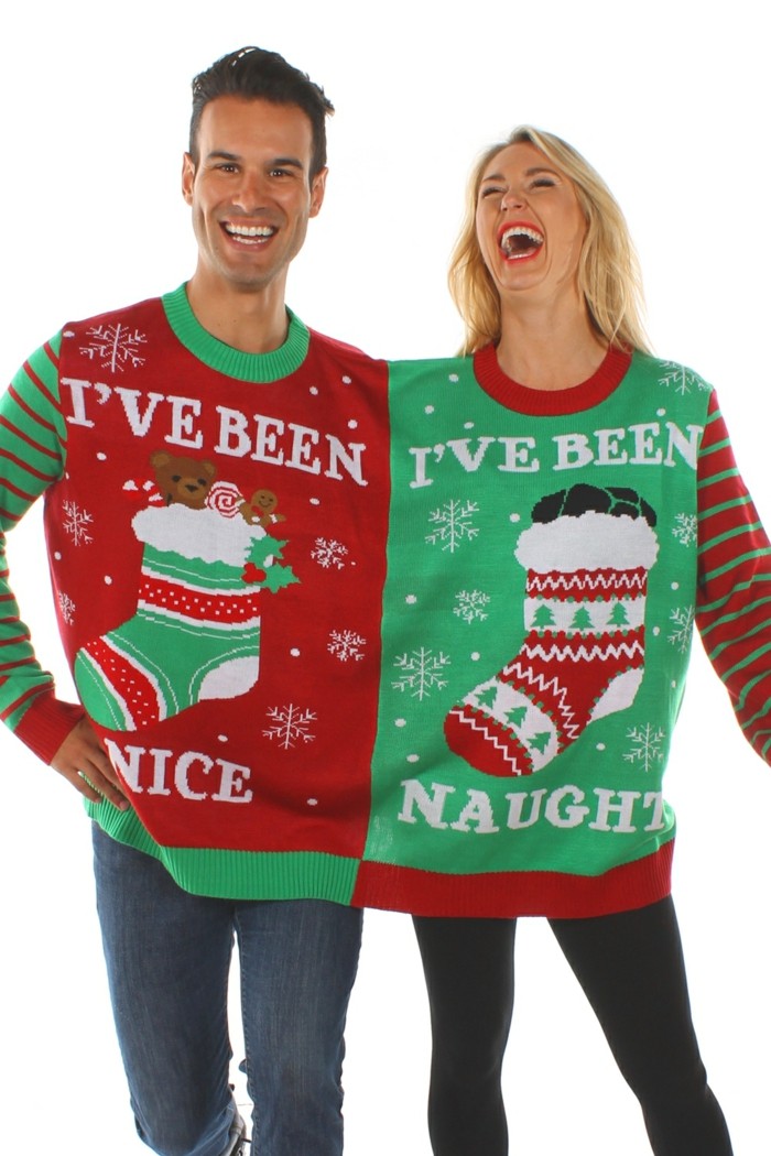 christmas sweater partner look