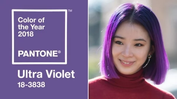 haarfarbe ultra violet pantone farbe 2018