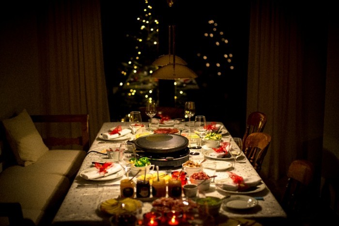 heiligabend essen rezepte weihnachtbeleuchtung