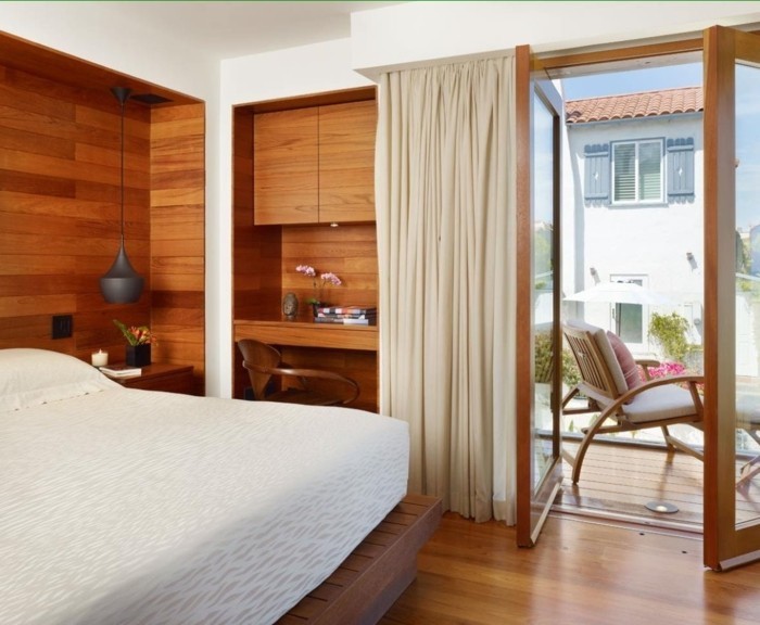 Holzverkleidung für ein warmes Raumgefühl