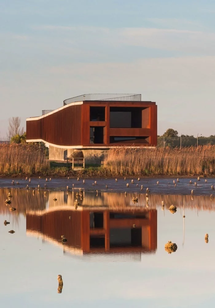 moderne Architektur am tollen See