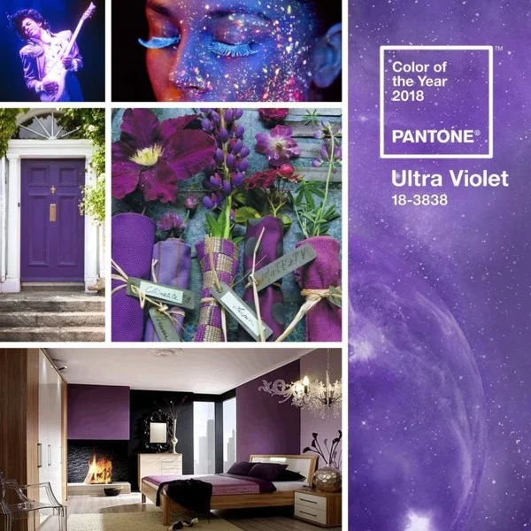pantone farbe 2018 ultra violet einrichten