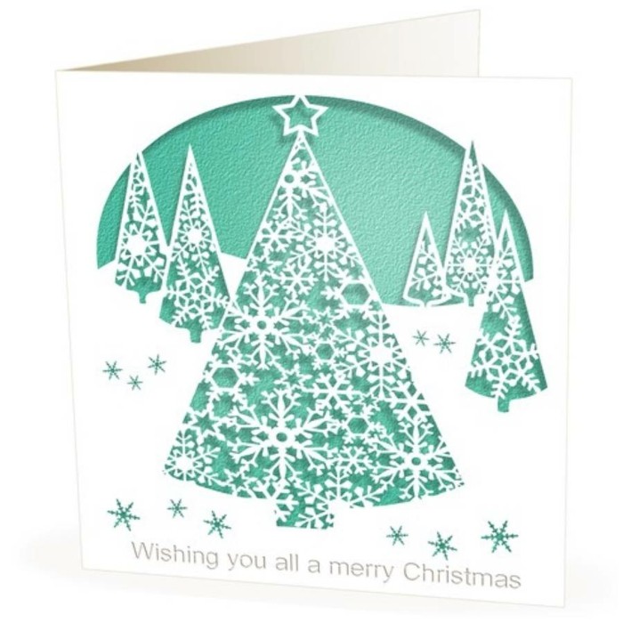 Weihnachtskarte Basteln Und Sich Dabei Vom Scherenschnitt Begeistern Lassen