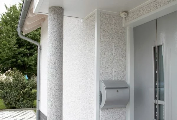 weiße Hauseinrichtung Granitplatten Fassadenplatten