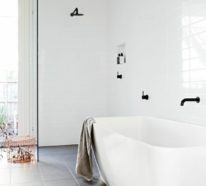 Machen Sie das Beste aus Ihrer Badezimmer Einrichtung in Schwarz-Weiß