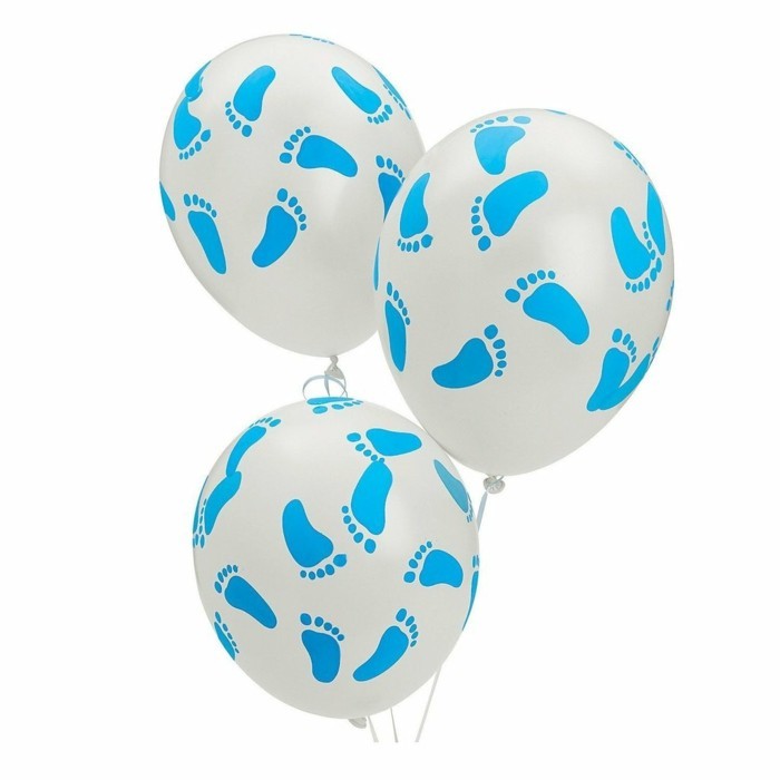 baby shower party bedruckte luftballons