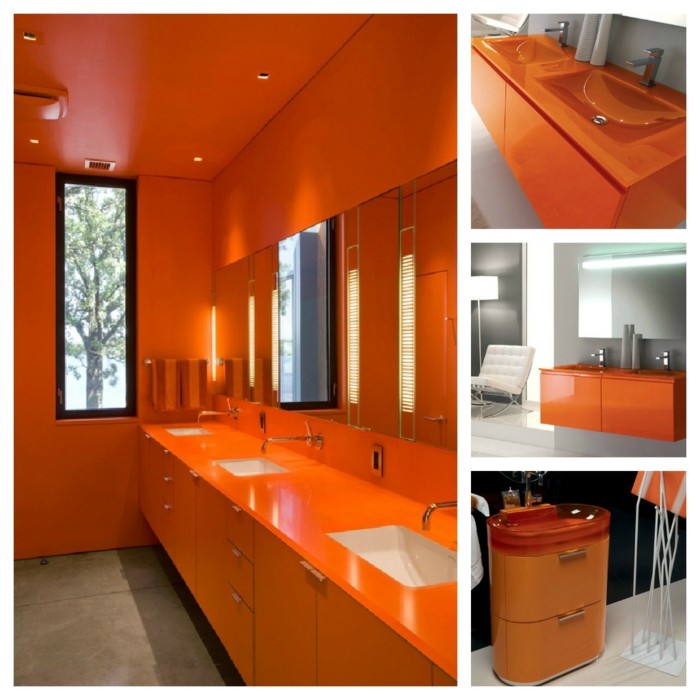 farbgestaltung tangerine trandfarbe wandfarbe elements