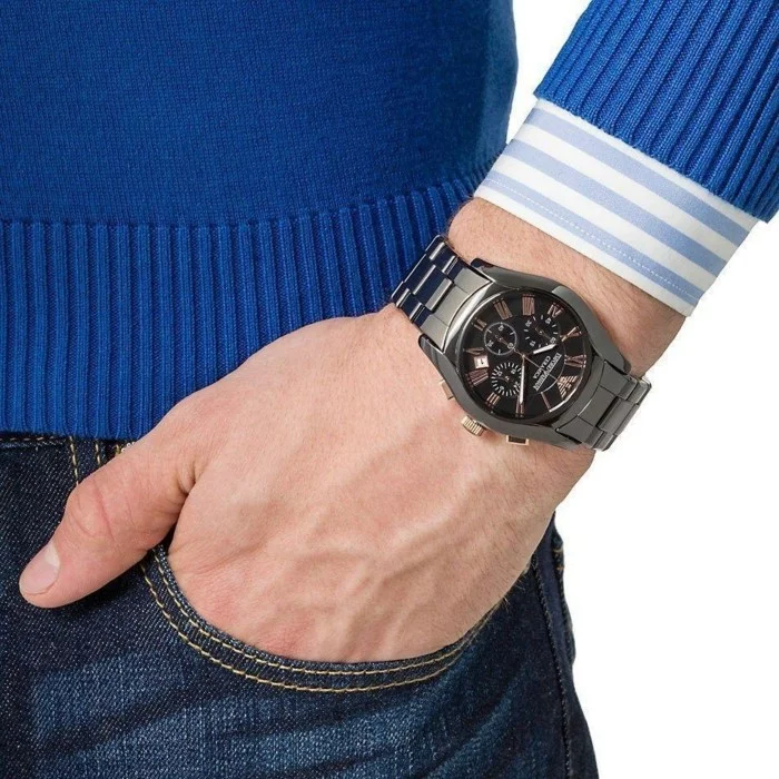 herrenuhren luxus emporio armani chronograph AR1410