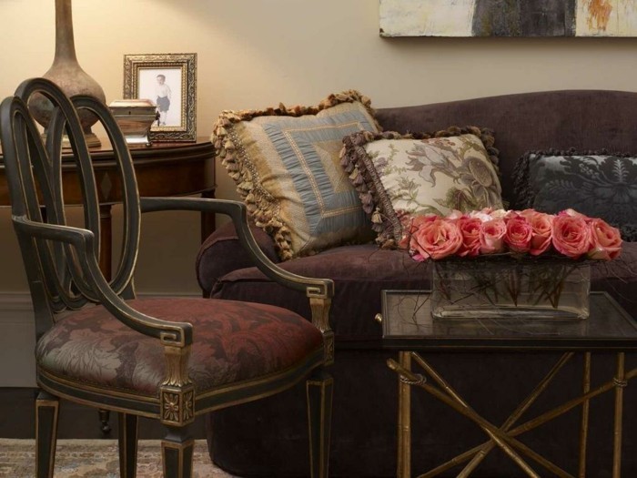 kissen quasten fransen luxus möbel stuhl sofa