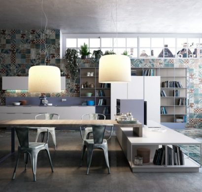 45 Esszimmer und Küchen Ideen mit industriellem Touch