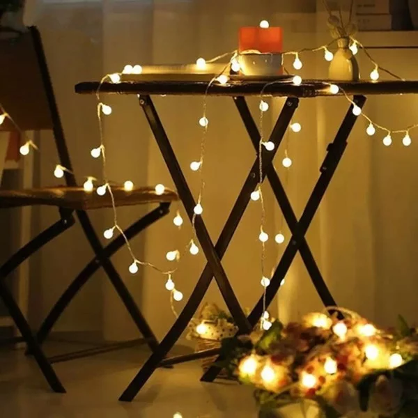 led lichterketten tischdeko romantische dekoideen