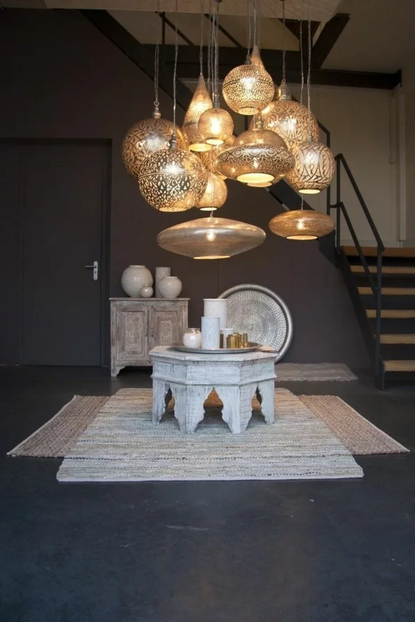 marokkanische lampe hängelampen helle möbel
