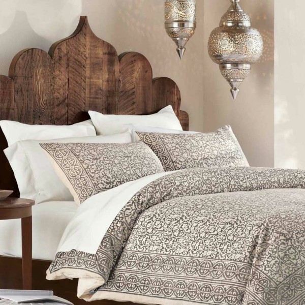 marokkanische lampe schlafzimmer beleuchtung ideen stilvolle hängelampen