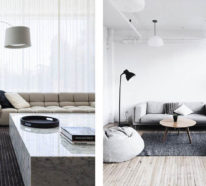Wohnzimmer minimalistisch einrichten, doch mit eigenem Charakter