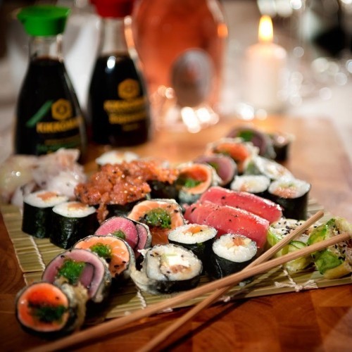 valentinstagsmenü sushi zubereiten diy valentinstag