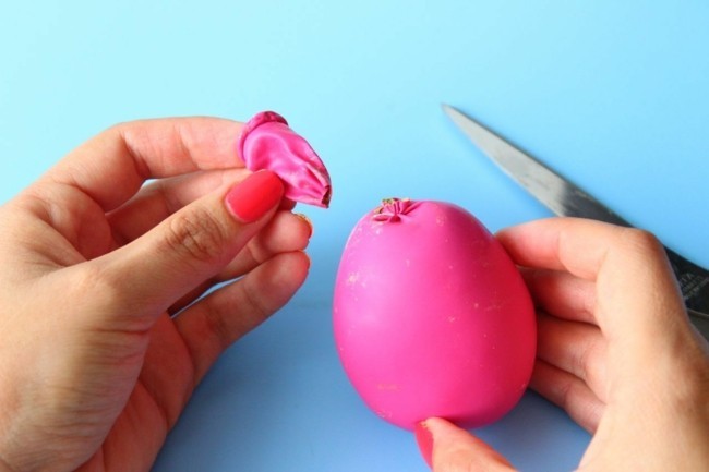 anti stressball selber machen anleitung pink ballon