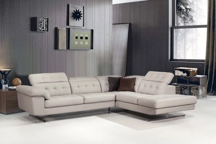 braun und schwarz designer sofa