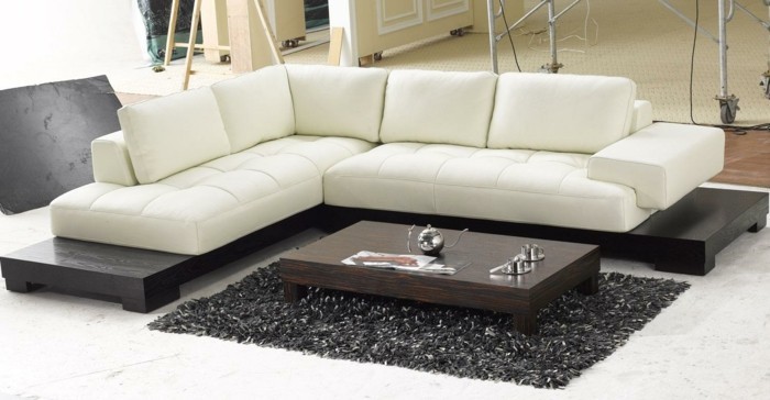 designer sofa weißes zentralstück
