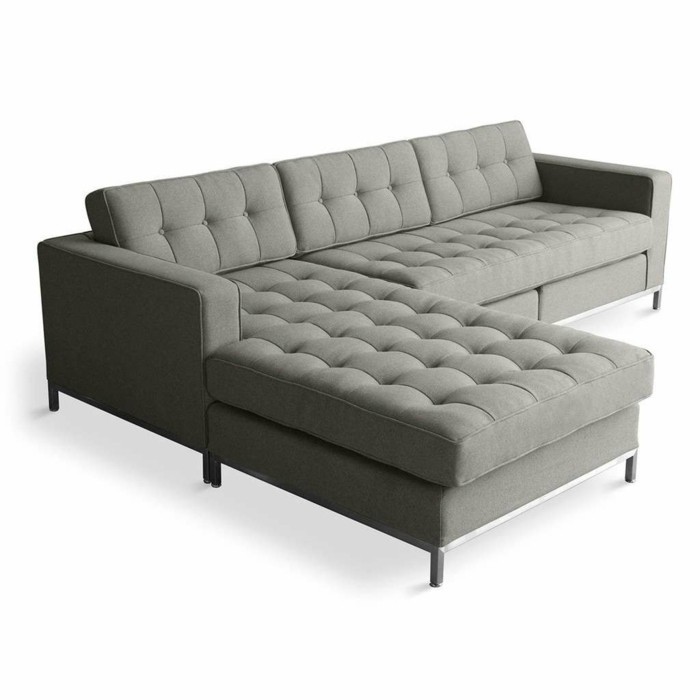 graue farbe designer sofa ecke