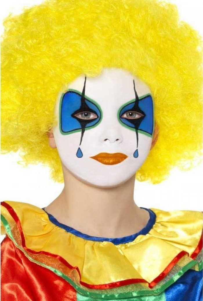 schminktipps karneval clown kostüm make up