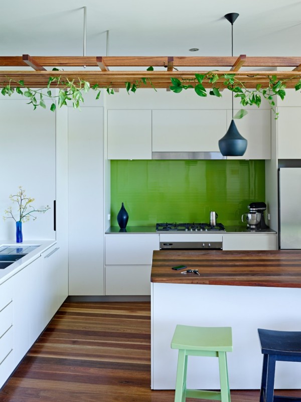 Grün Küche grüne Küchenrückwand