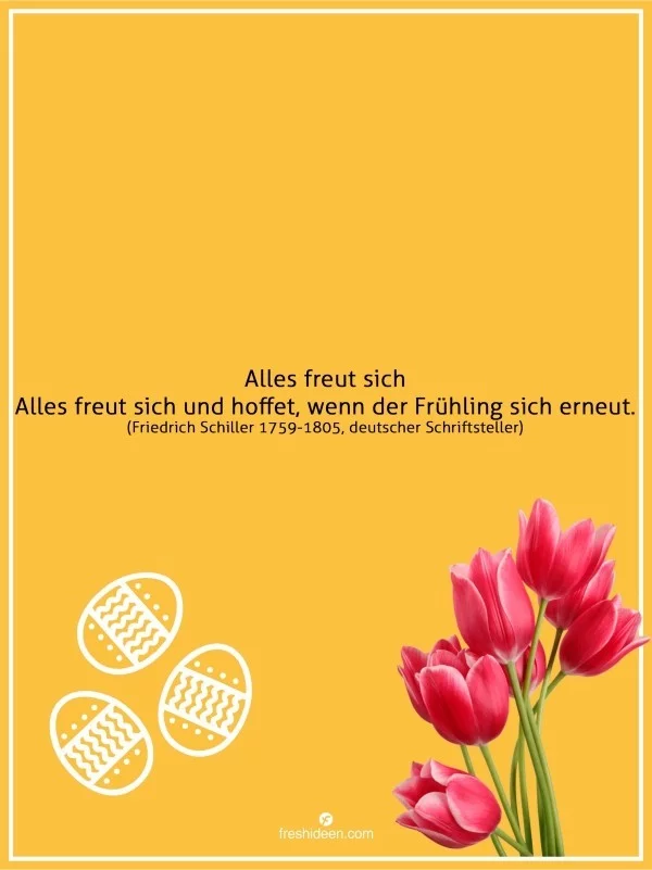 Zitate Frühling Friedrich Schiller Freude Hoffnung