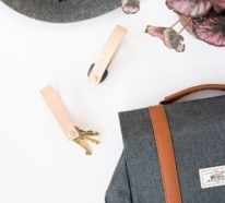 Super einfache und effektvolle Anleitung für DIY Schlüsselanhänger aus Leder