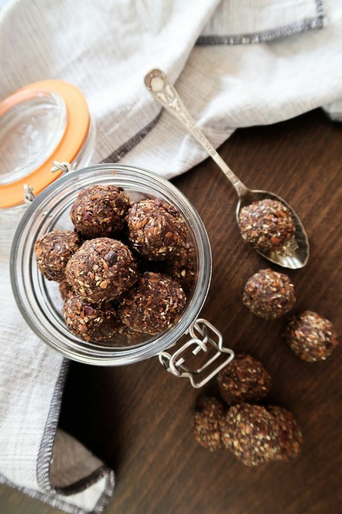 energy balls rezept schokolade haferflocken protein snack