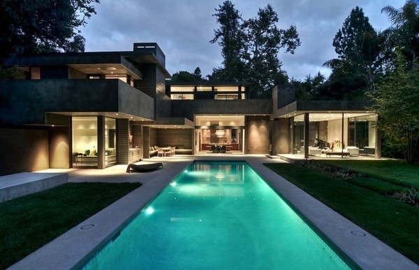 tolles schwimmbad moderne architektur