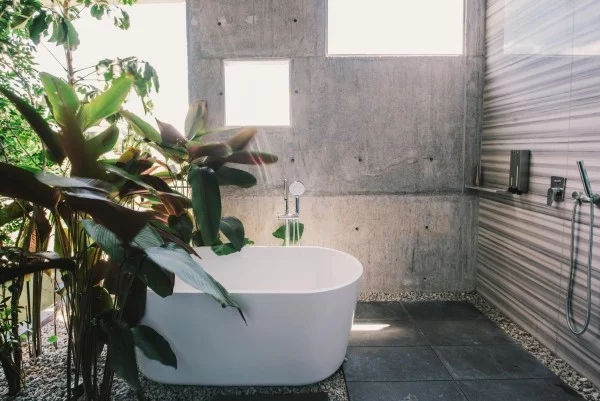 ansprechende badezimmereinrichtung moderne architektur