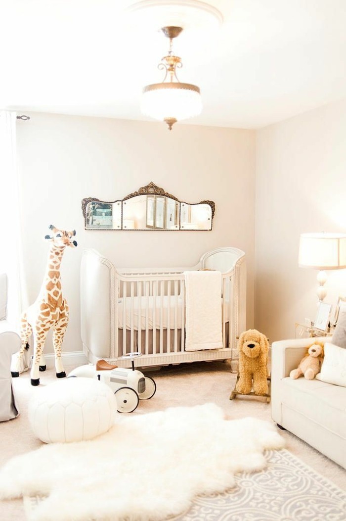babyzimmer deko ideen elegante dekoideen teppich helle farben
