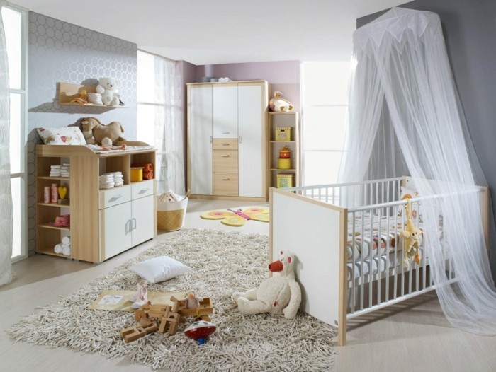 babyzimmer ideen frisch modern helle farben