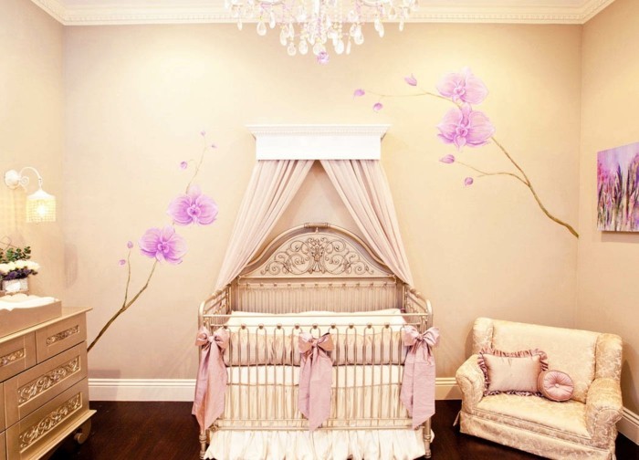 babyzimmer ideen mädchen luxuriöses innendesign