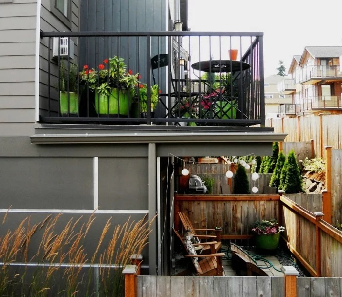 balkon ideen selber machen gartengestaltung terrassengestaltung praktische ideen upcycling ideen klein balkon