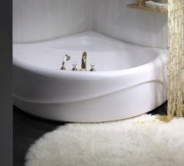 Eine Eckwanne bietet Ihnen den erwünschten Komfort und Stil im Badezimmer