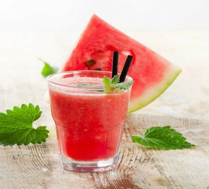 wassermelone detox kur smoothie rezepte zum abnehmen